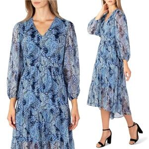 NEW Joie Parisian Paisley Boho Tiered Maxi Dress | Medium